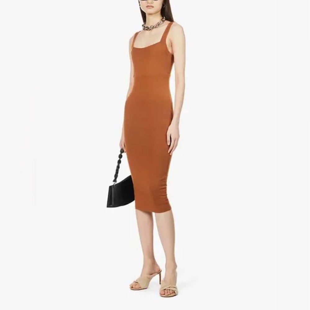 NWT Good American 90s Tank Dress | Square Neck Stretch Jersey | Size XXL / 5